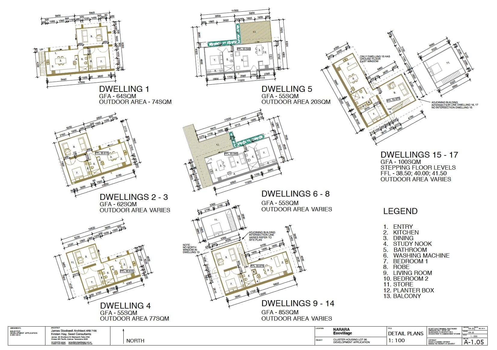 17 Dwelling Eco Village Narara